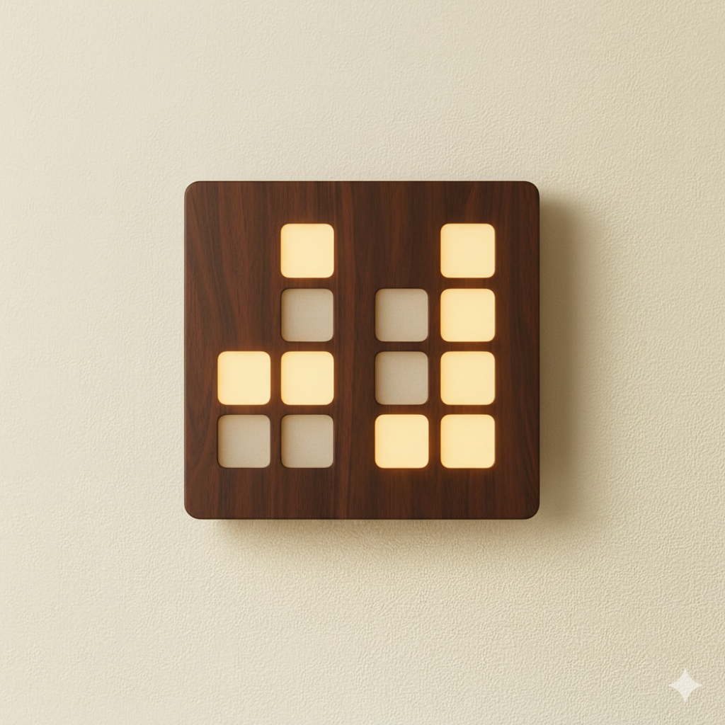 Binesse binary clock - perfect gift for software developers and programmers